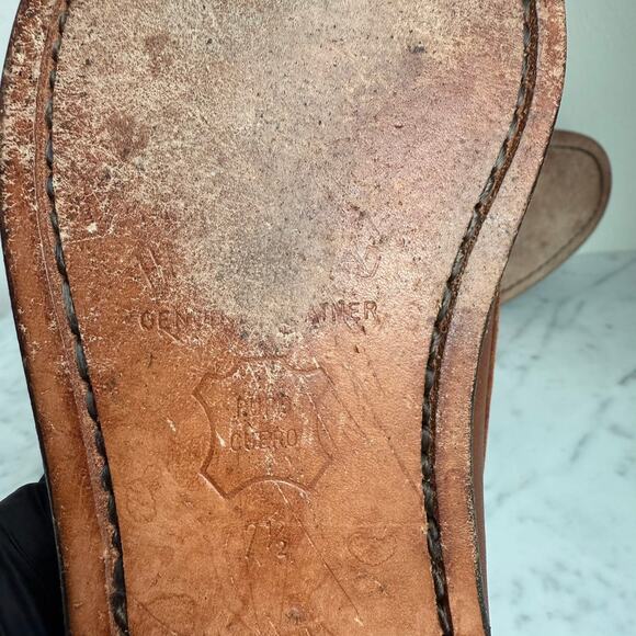 L.L. Bean Brown Leather Tassel Loafers Preppy Men’s Size 7.5 | Women's 9 - Picture 9 of 10